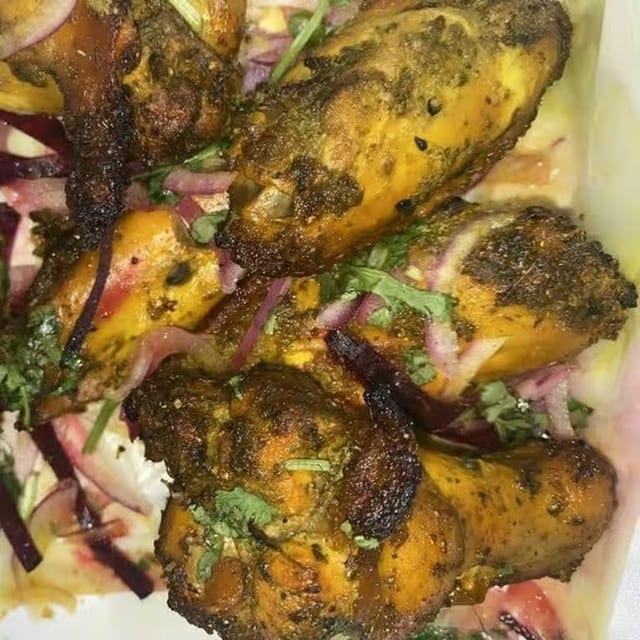 Spicy tandoori wings.