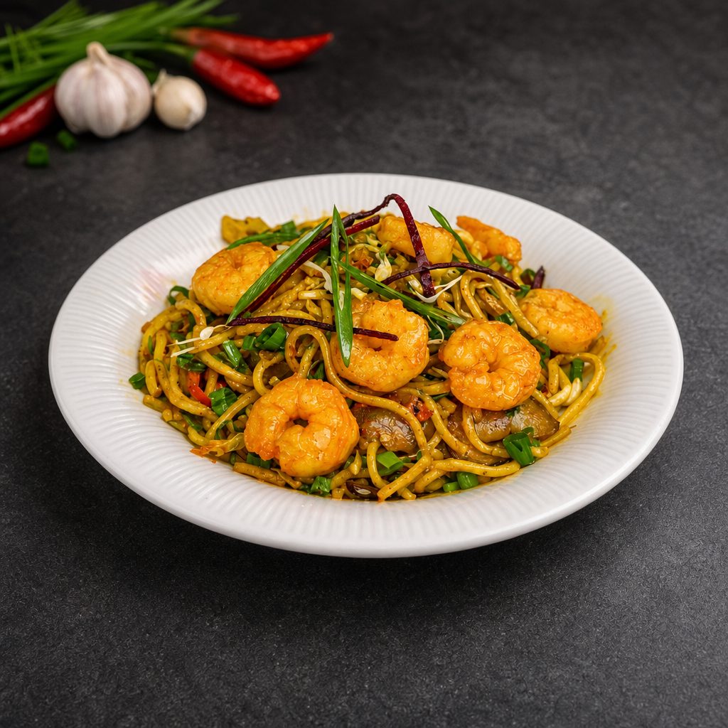 Hakka Noodle Shrimp.