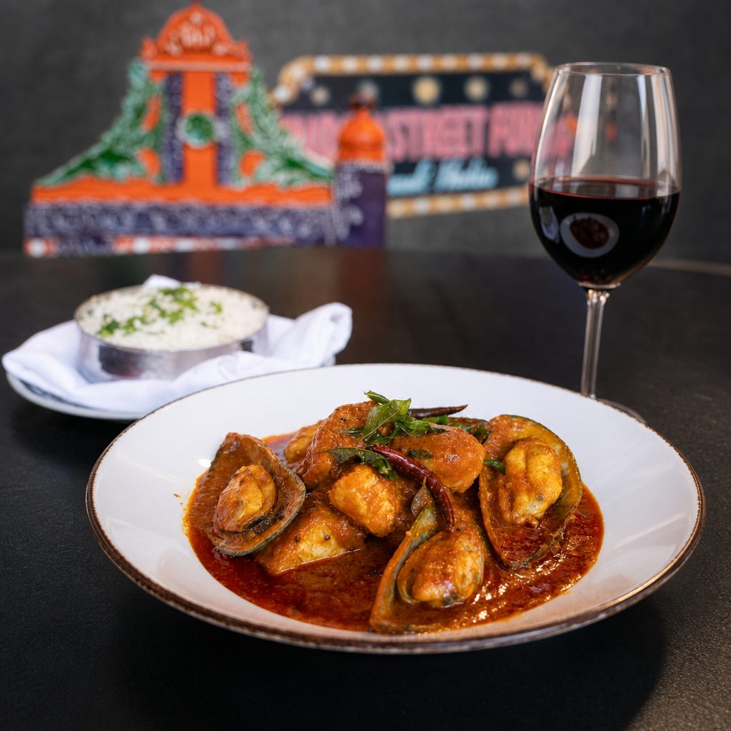 BOMBAY SEAFOOD CURRY.