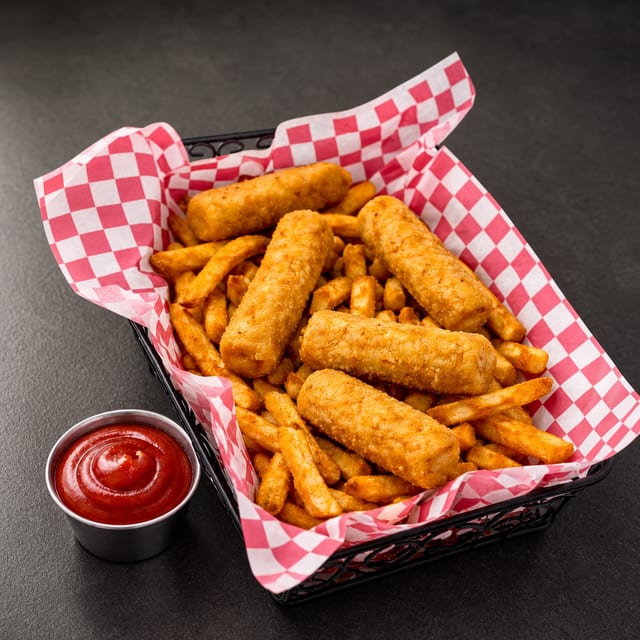 Mozzarella Sticks & Fries.