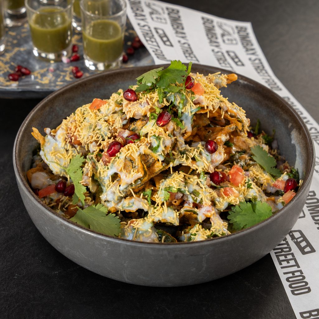 Bombay Palak Chat.