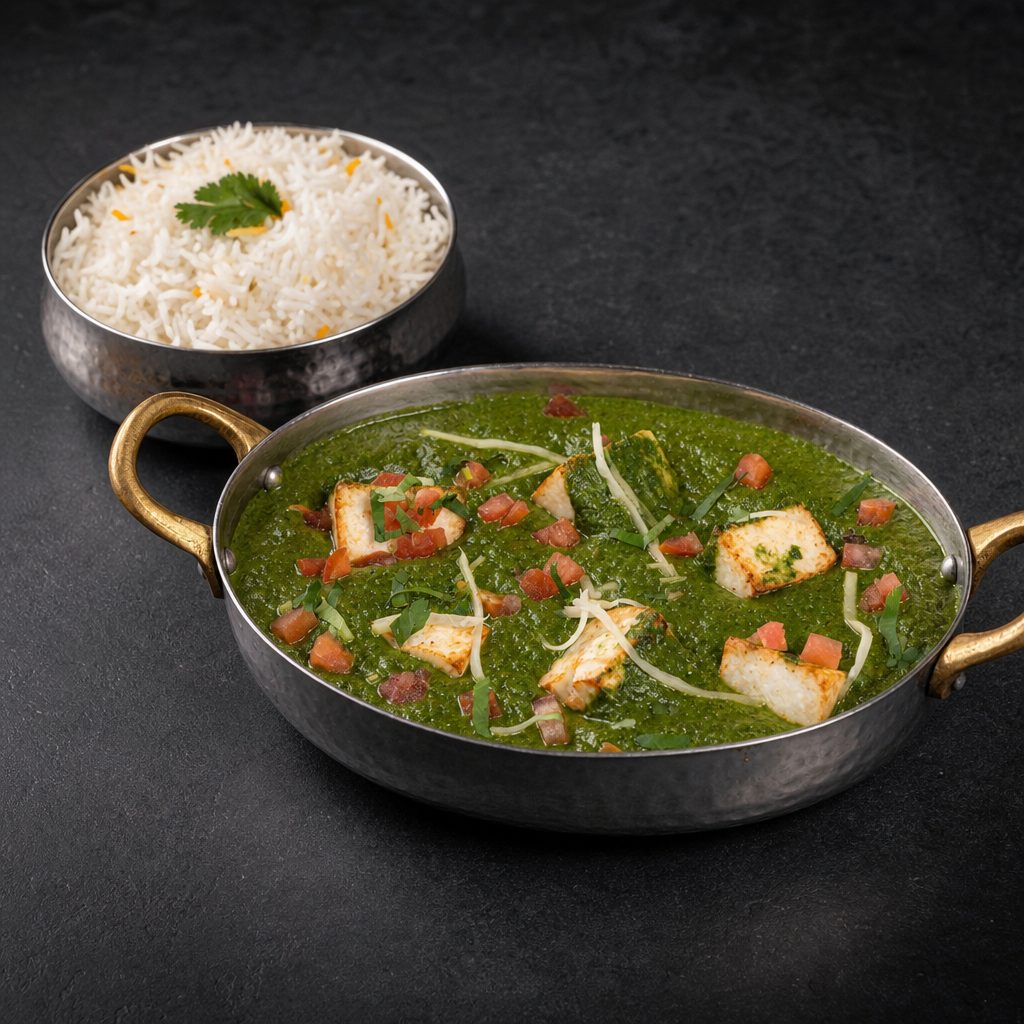 Saag Paneer.