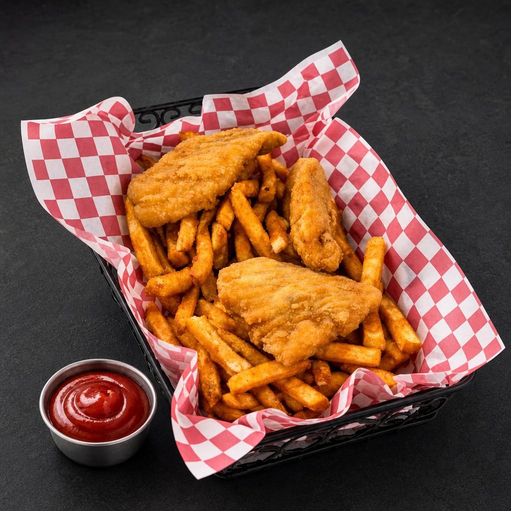 Chicken Tenders & Fries.