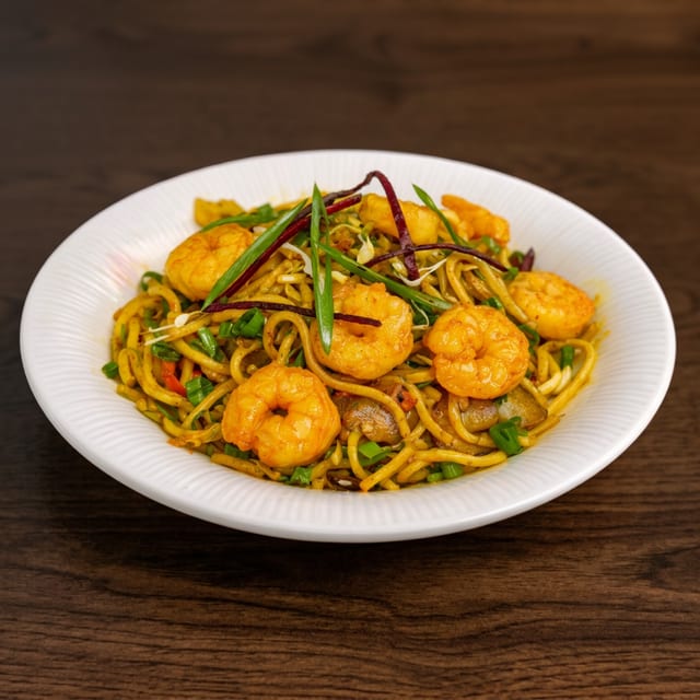 Hakka Noodle Shrimp.